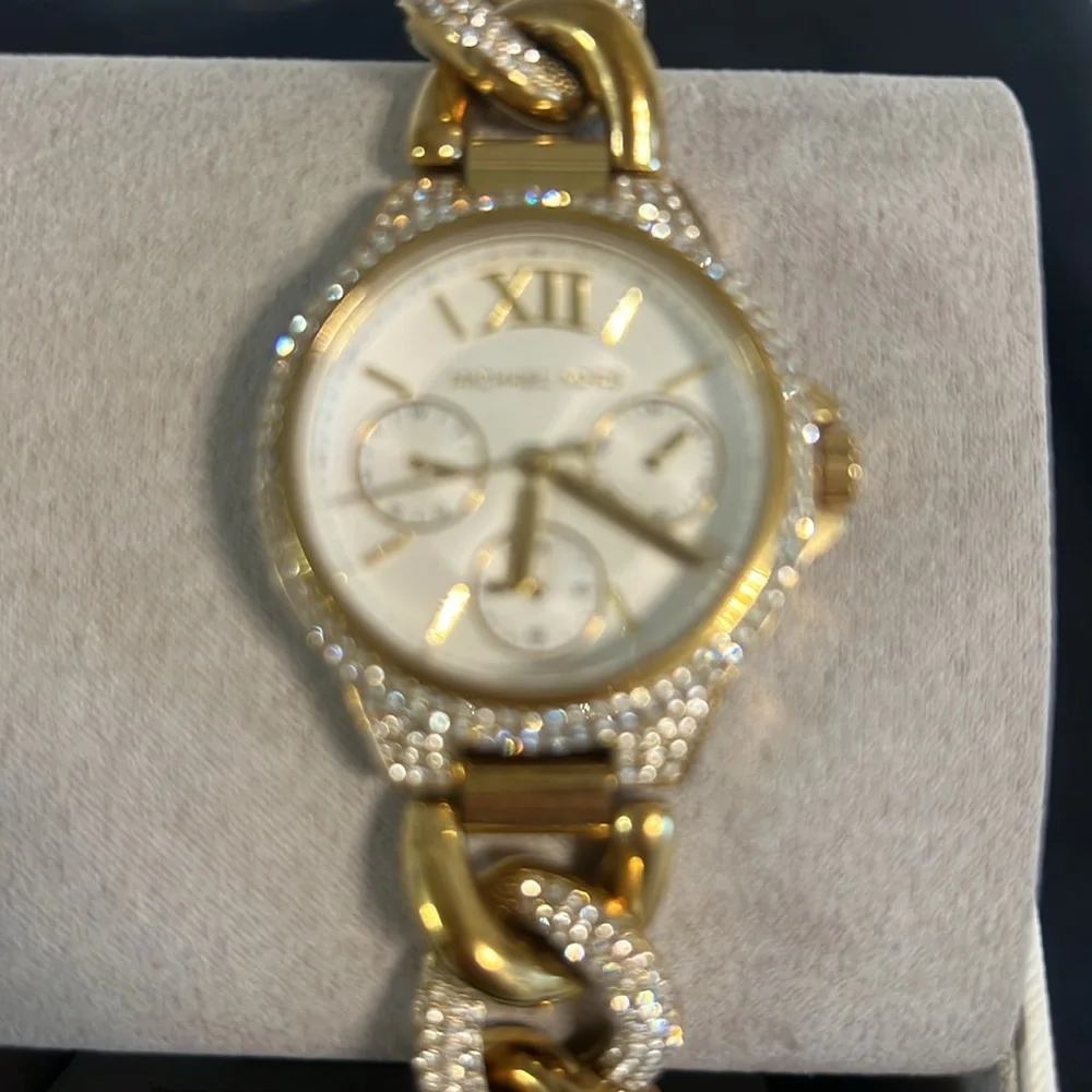 Michale Kors Gold Watch CamilleChain - Picture 8 of 8